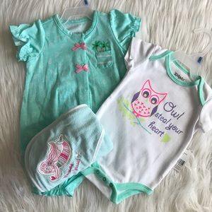 3 piece Baby Girl Bundle